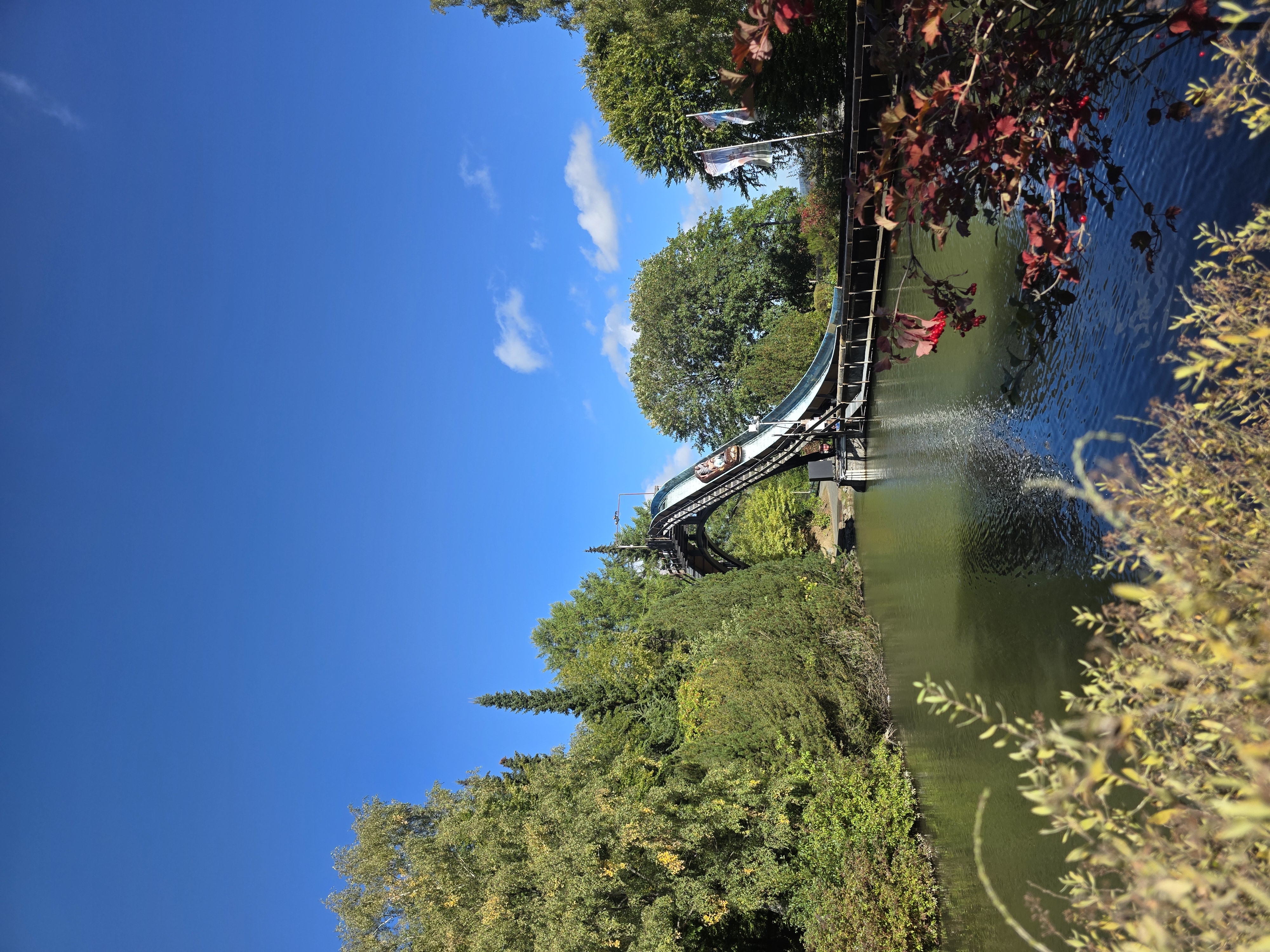 Die Wildwasserbahn in Fort Fun gehörft zu den großen Attraktionen.