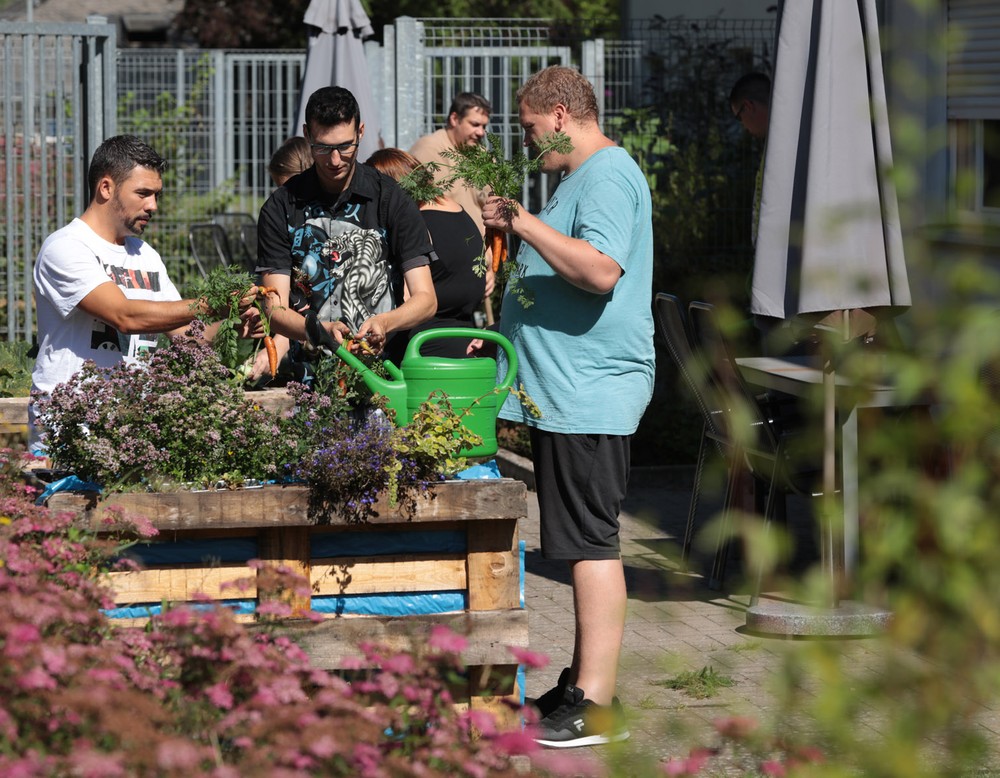 Wohnverbund - Gartenarbeit
