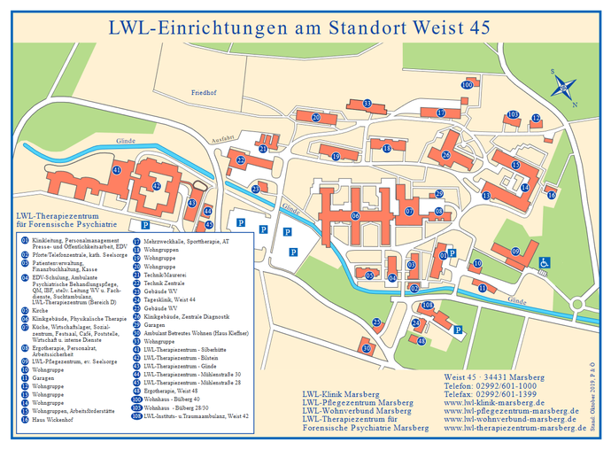 LWL-Einrichtungen am Standort Weist 45