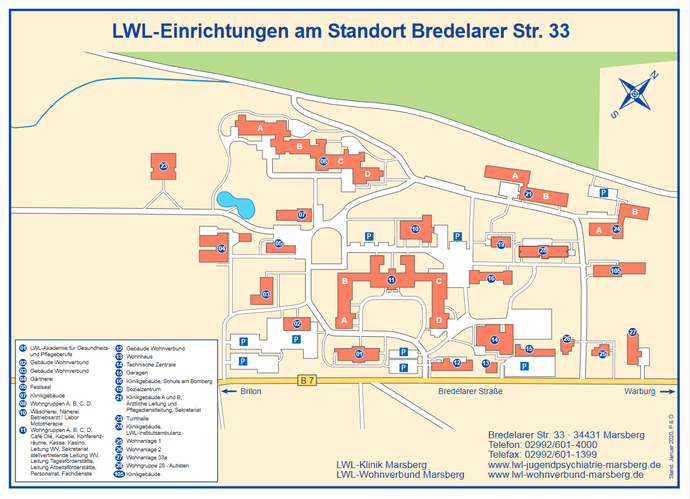 Lageplan Bredelarer Straße