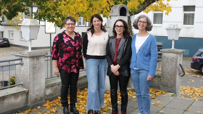Freuten sich über eine gelungene Veranstaltung (von links): Erika Gerstmann, Lea Kriesche, Andrea Engelmann und Anke Blank.